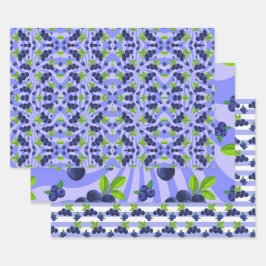 Hoja De Papel De Regalo Blueberries en todas las ocasiones