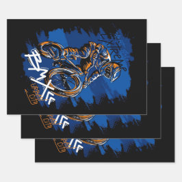Hoja De Papel De Regalo Bmx Bicycle Urban Graffiti streetwear 