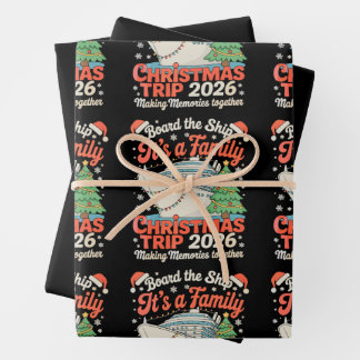Hoja De Papel De Regalo Board The Ship It's A Family Christmas Trip 2026