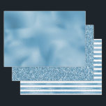 Hoja De Papel De Regalo Boda Azul Turquesa<br><div class="desc">Boda azul turquesa con novia y novio</div>