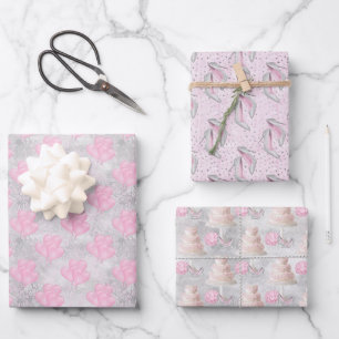 Hoja De Papel De Regalo Boda, envolvimiento para regalo de ducha de novia