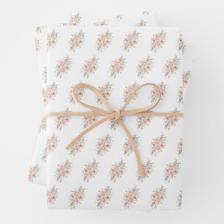 Hoja De Papel De Regalo Boda floral acuarela jardín de verano