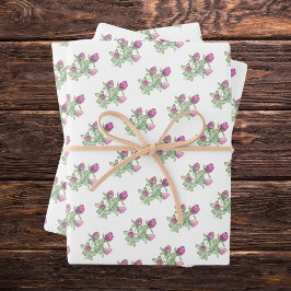 Hoja De Papel De Regalo Boda floral de color de la jungla de verano