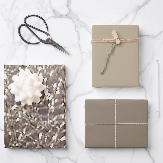 Hoja De Papel De Regalo Boda MVB Dazzle Gold (Anverso)