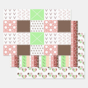 Hoja De Papel De Regalo Boho Earthy Warm Colours Cumpleaños