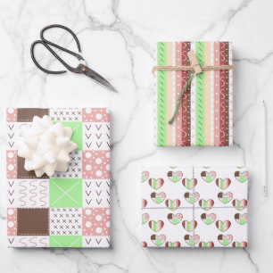 Hoja De Papel De Regalo Boho Earthy Warm Colours Cumpleaños