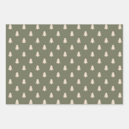 Hoja De Papel De Regalo Boho Minimalist Christmas Winter Neutral Modern