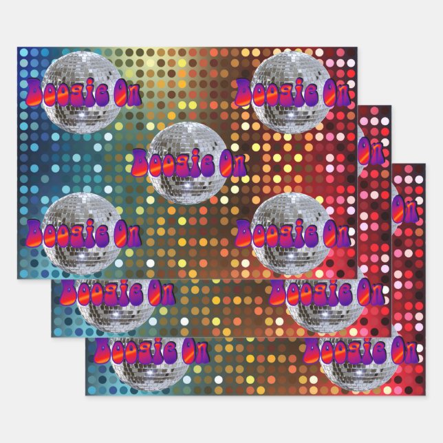 Hoja De Papel De Regalo ¡Boogie On! 2 (Set)