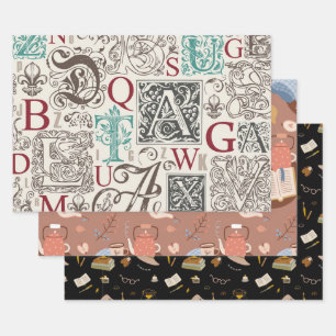 Hoja De Papel De Regalo Bookish