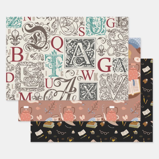 Hoja De Papel De Regalo Bookish (Set)