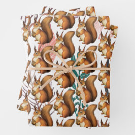 Hoja De Papel De Regalo Bosque Caprichoso