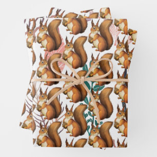 Hoja De Papel De Regalo Bosque Caprichoso