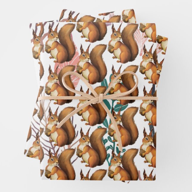 Hoja De Papel De Regalo Bosque Caprichoso (In situ)