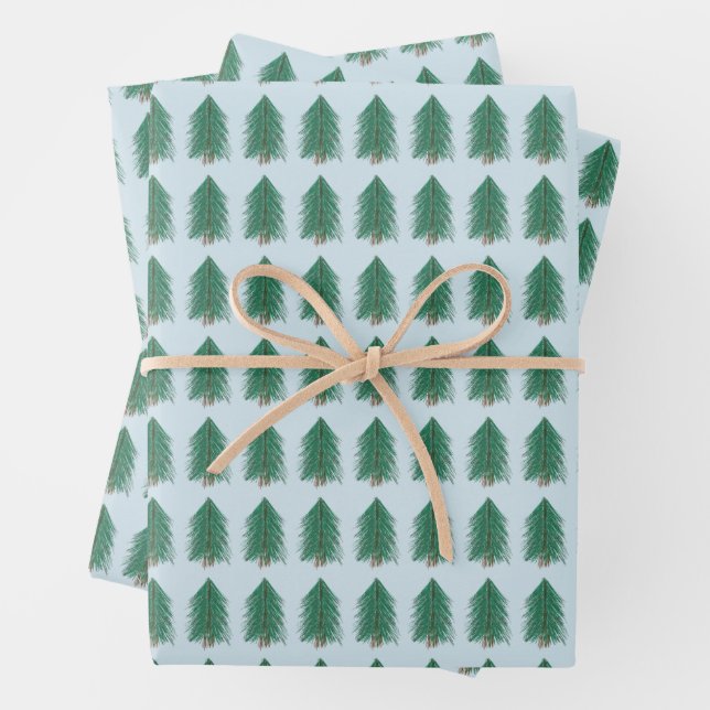 Hoja De Papel De Regalo Bosque Fir Tree (In situ)