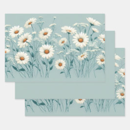 Hoja De Papel De Regalo Bountiful Daisy's 