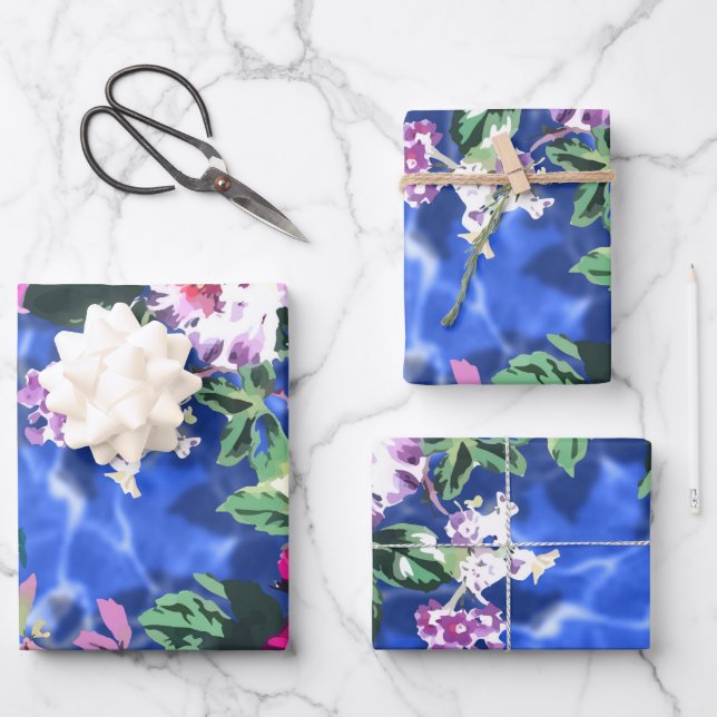 Hoja De Papel De Regalo Bouquets con rosas (Anverso)