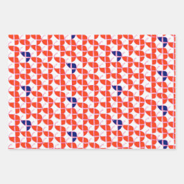 Hoja De Papel De Regalo BREVEMENTE Kawaii Naranja del patrón de guardería 