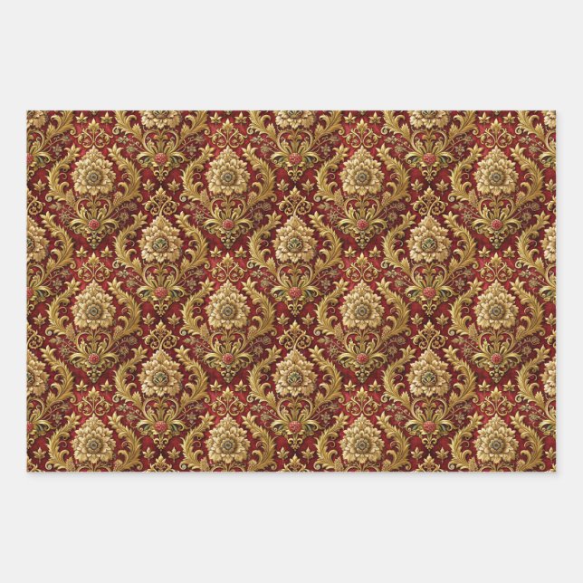 Hoja De Papel De Regalo Bright Diwali (Anverso)