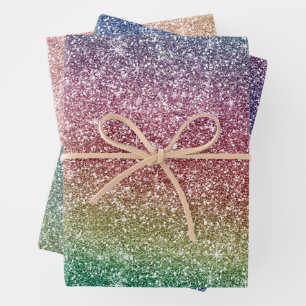 Hoja De Papel De Regalo Brillo de Arcoíris