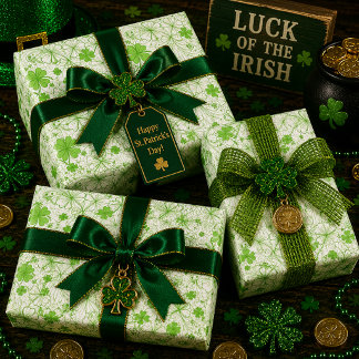Hoja De Papel De Regalo Brisa Esmeralda