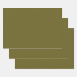 Hoja De Papel De Regalo Bronce antiguo (color sólido)