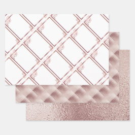 Hoja De Papel De Regalo Bronze Adultos Doble Conjunta de cumpleaños gemelo