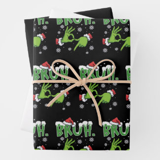 Hoja De Papel De Regalo Bruh 67 Six Seven 6 7 Meme Christmas Funny Gen