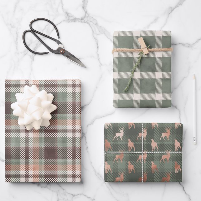 Hoja De Papel De Regalo Buck Green Green Day (Anverso)