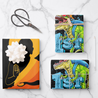 Hoja De Papel De Regalo Buddha YingYang Zen Yoga, Relájate, disfruta de la