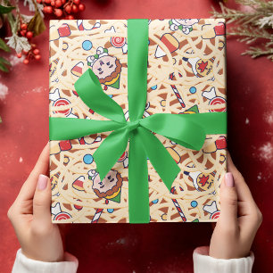 Hoja De Papel De Regalo Buddy the Elf Patrón de alentadores de Navidade