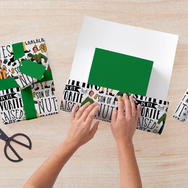 Hoja De Papel De Regalo Buddy the Elf Quote Pattern (Subido por el creador)