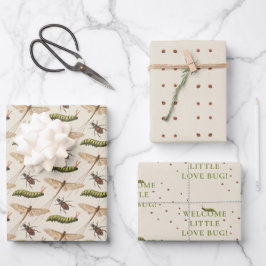 Hoja De Papel De Regalo Bug de amor