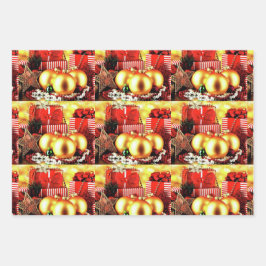 Hoja De Papel De Regalo Bulbs navidades