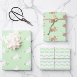 Hoja De Papel De Regalo Bunnies de Pascua surtidos
