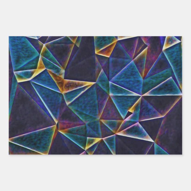 Hoja De Papel De Regalo Burbujas rotas (Anverso)