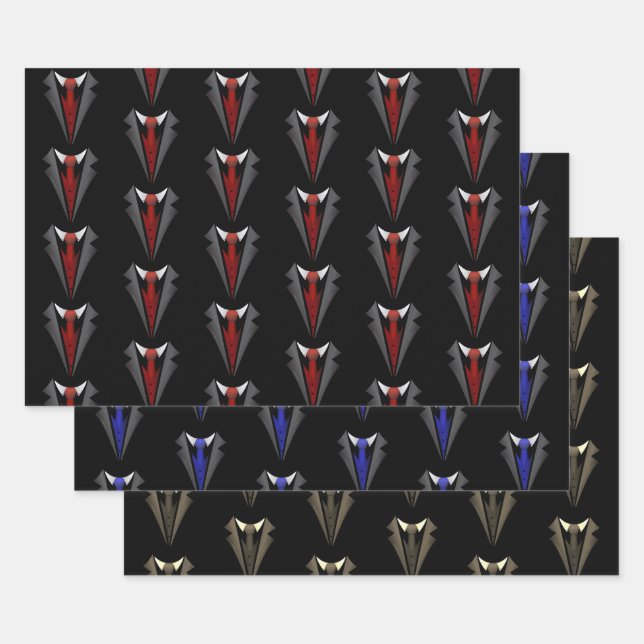 Hoja De Papel De Regalo Caballero Elegante (Set)