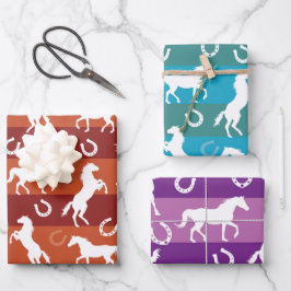 Hoja De Papel De Regalo Caballos y herraduras en todas las ocasiones