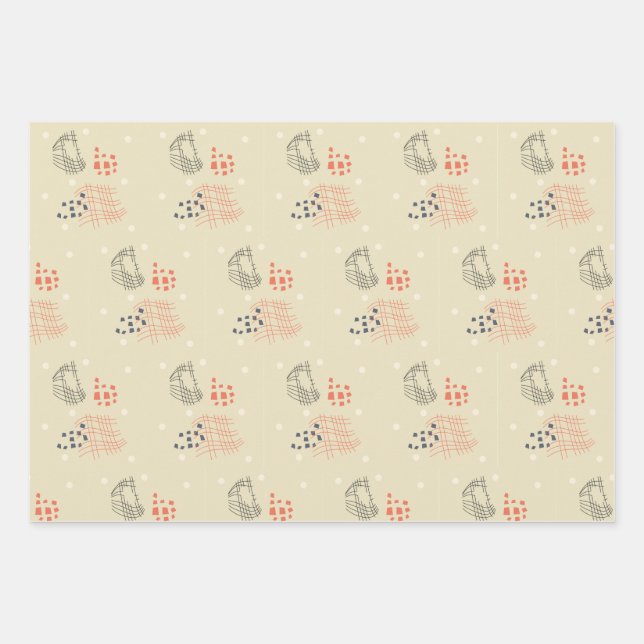 Hoja De Papel De Regalo cadeau papier abstracte motieven (Anverso)