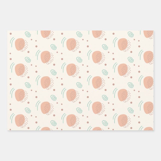 Hoja De Papel De Regalo Cadeaupapier Vellen Set (Anverso)