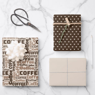 Hoja De Papel De Regalo Café Cream Clásico 3