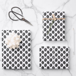 Hoja De Papel De Regalo Café frijol