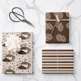 Hoja De Papel De Regalo Café Vibe Trio 3