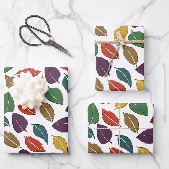 Hoja De Papel De Regalo Caída (Anverso)