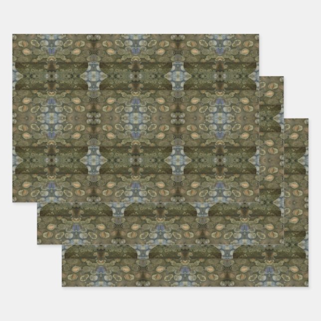 Hoja De Papel De Regalo Caja de Colección de Piedras Preciosas de Sediment (Set)