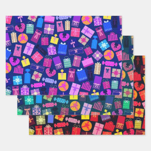 Hoja De Papel De Regalo Cajas y bolsas festivas