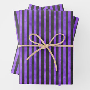 Hoja De Papel De Regalo Calaveras Moradas y Serie de Girasoles Diseño 5