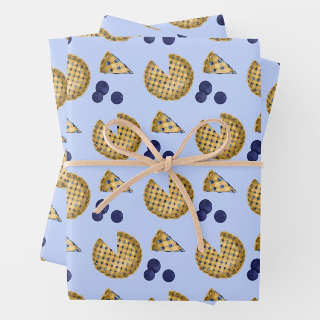 Hoja De Papel De Regalo Calentamiento de verano en el mercado de arándanos (In situ)