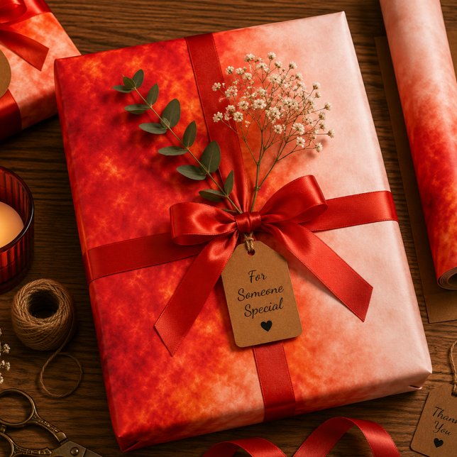 Hoja De Papel De Regalo Calor Carmesí (Subido por el creador)