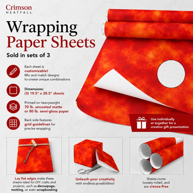 Hoja De Papel De Regalo Calor Carmesí (Subido por el creador)