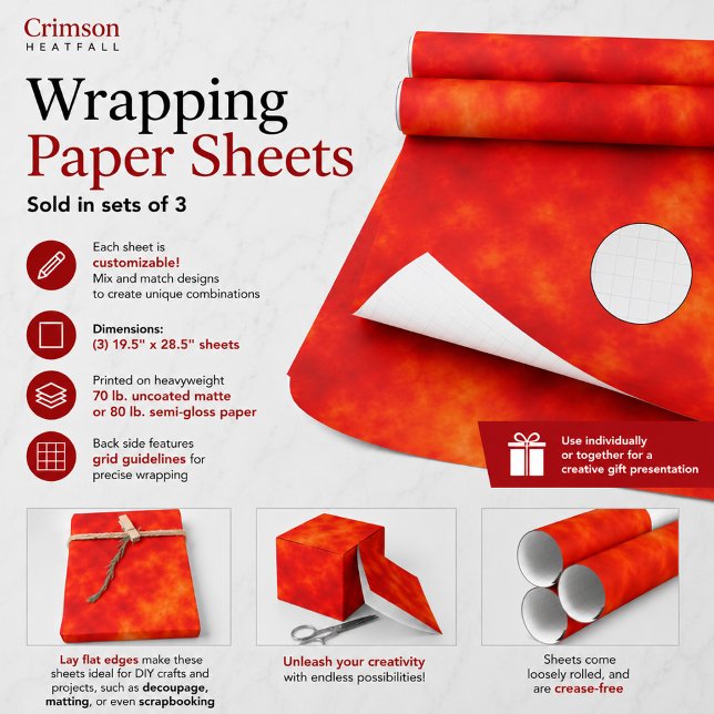 Hoja De Papel De Regalo Calor Carmesí (Subido por el creador)